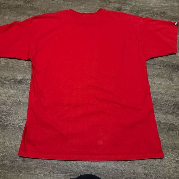 Crooks & Castle Mens T-Shirt Red Logo Graphic Streetwear American Flag Size XL - Picture 2 of 8